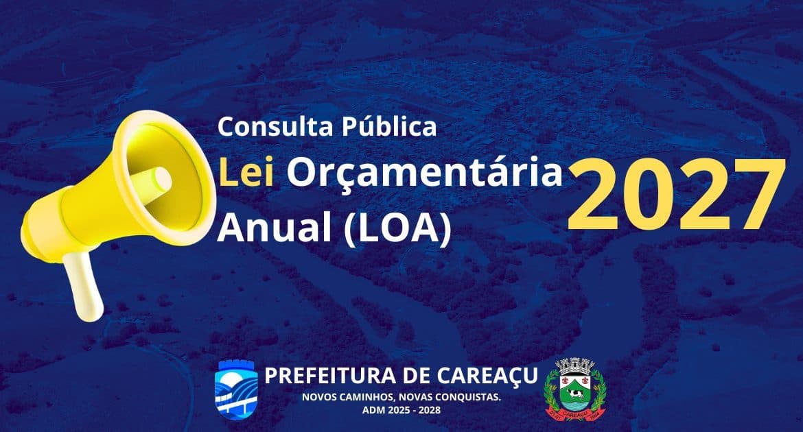 Consulta Pública para elaboração da LOA (Lei Orçamentária Anual) para o período de 2027