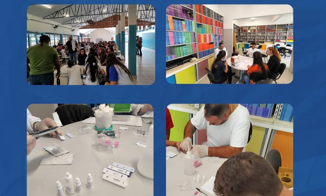 Palestra sobre ISTs e Testes Rápidos na Escola Joaquim Borges da Costa!